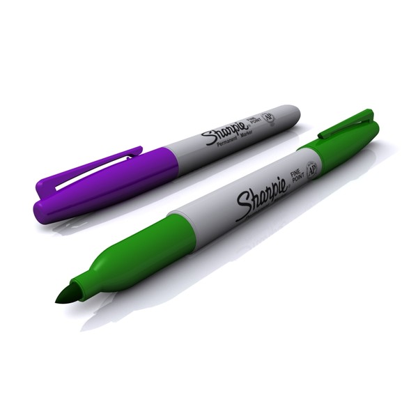 sharpie markers 3d max - Sharpie by BiernisJC